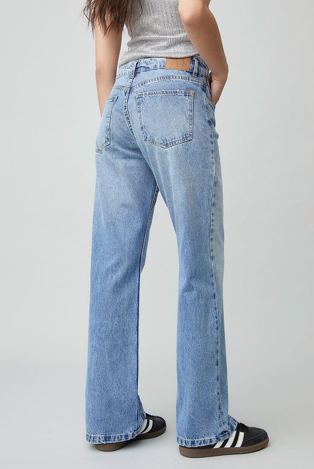 AMERICANINO - Jeans Straight Tiro Medio Mujer Americanino