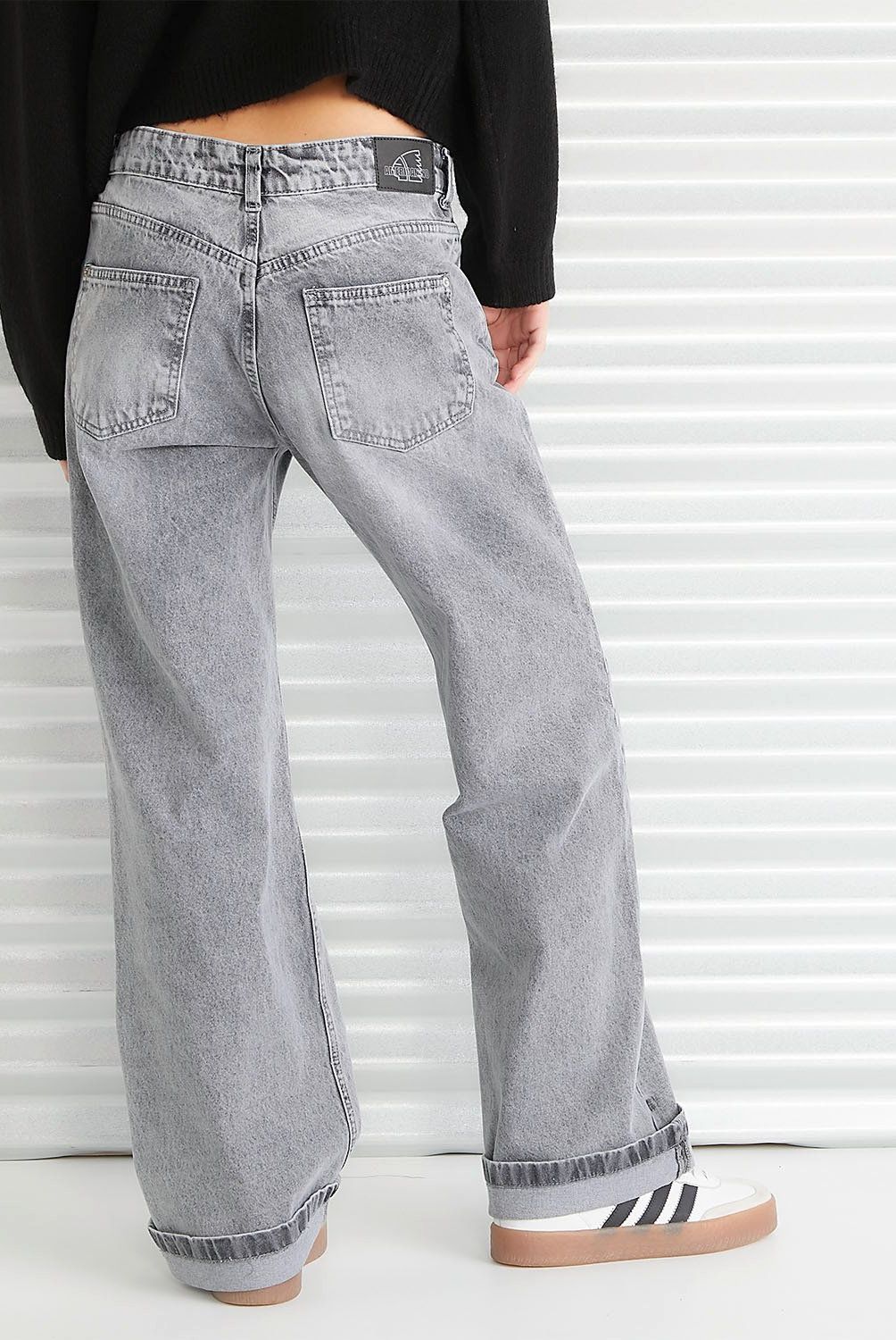 AMERICANINO - Jeans Straight Tiro Medio Mujer Americanino