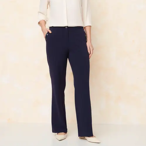 S COCCI - Pantalón Palazzo Tiro Medio Mujer S.Cocci