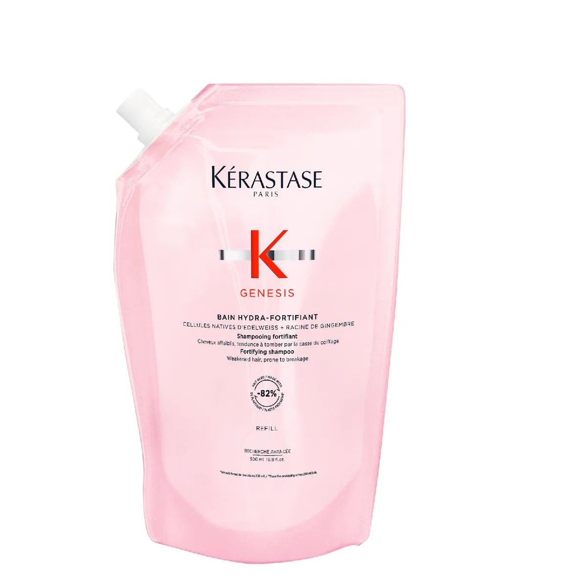 KERASTASE - Recarga Shampoo Anti-Caída Genesis Bain Hydra-Fortifiant 500ml Kérastase