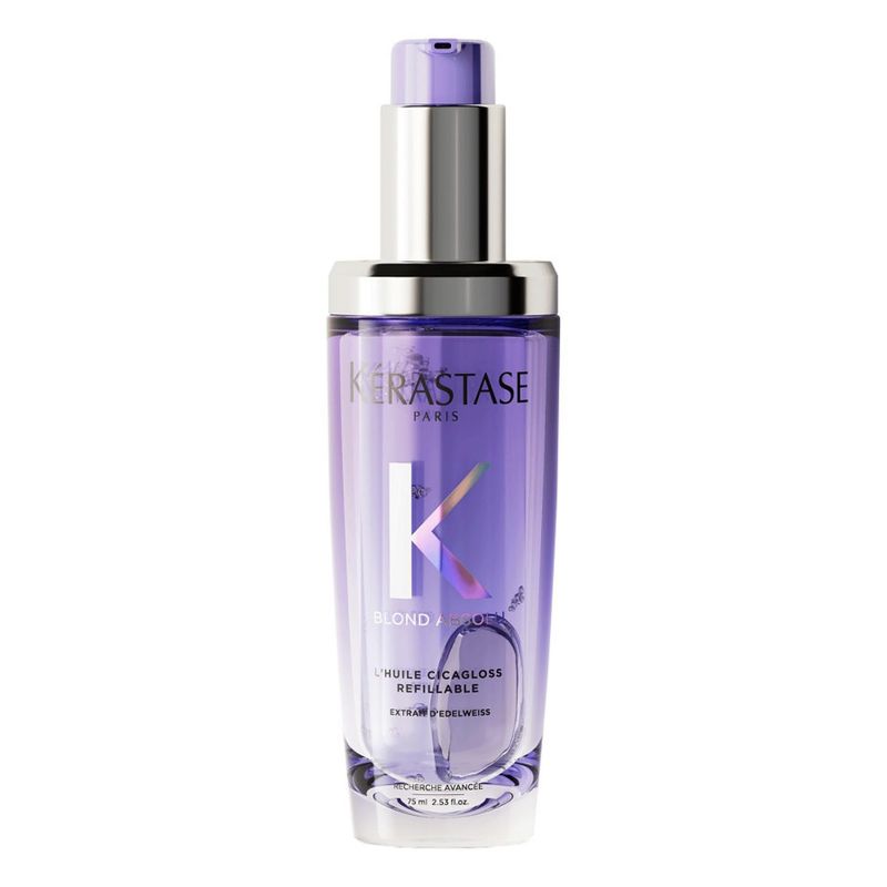 KERASTASE - Aceite Capilar Para Cabello Rubio Dañado O Decolorado Blond Absolu Cicagloss L´Huile 75Ml Kérastase