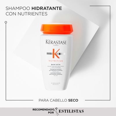 Imagen 2 del producto Set Cabello Seco Nutritive Shampoo Bain Satin 250ml + Aceite LHuile Originale Elixir Ultime 50ml Kérastase