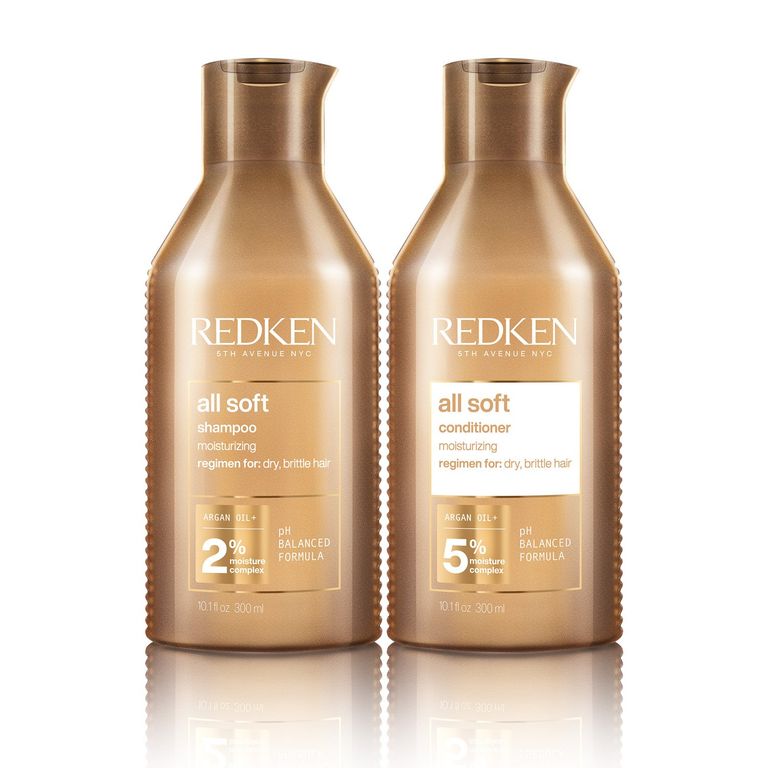 Set Hidratación Cabello Seco All Soft Shampoo 300ml + Acondicionador 300ml
