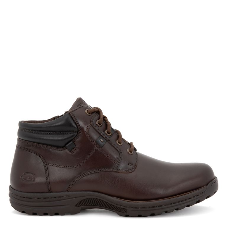 Botín Hombre Cuero Café