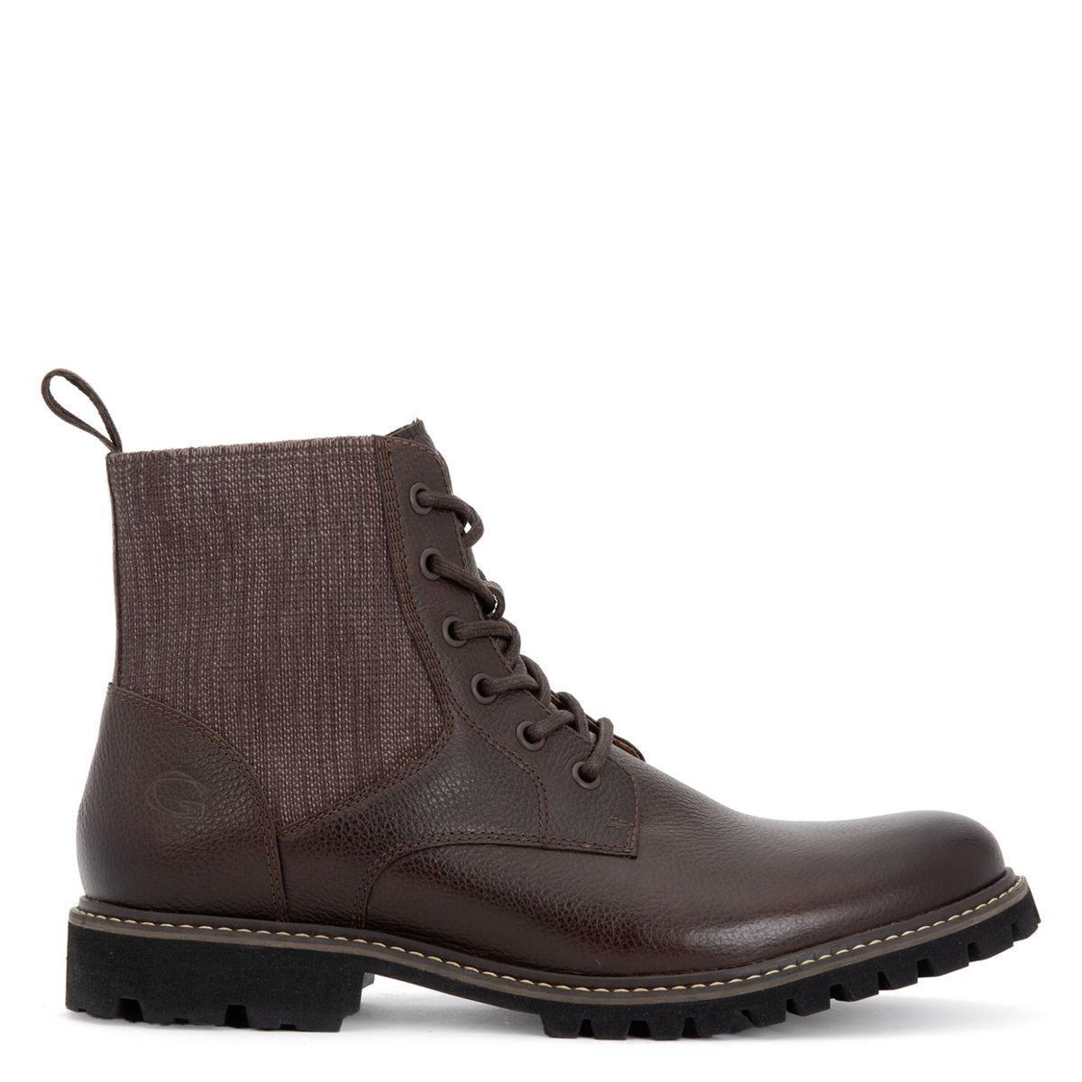 GUANTE - Botín Hombre Cuero Café Guante