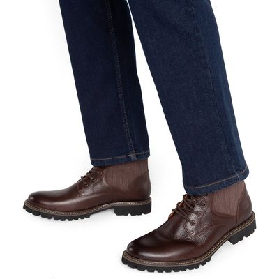 Imagen 2 del producto Botín Hombre Cuero Café