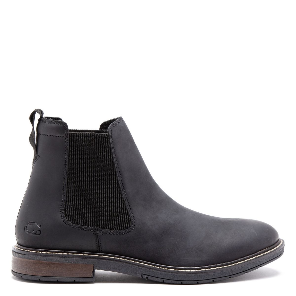 GUANTE - Botín Hombre Cuero Negro Guante