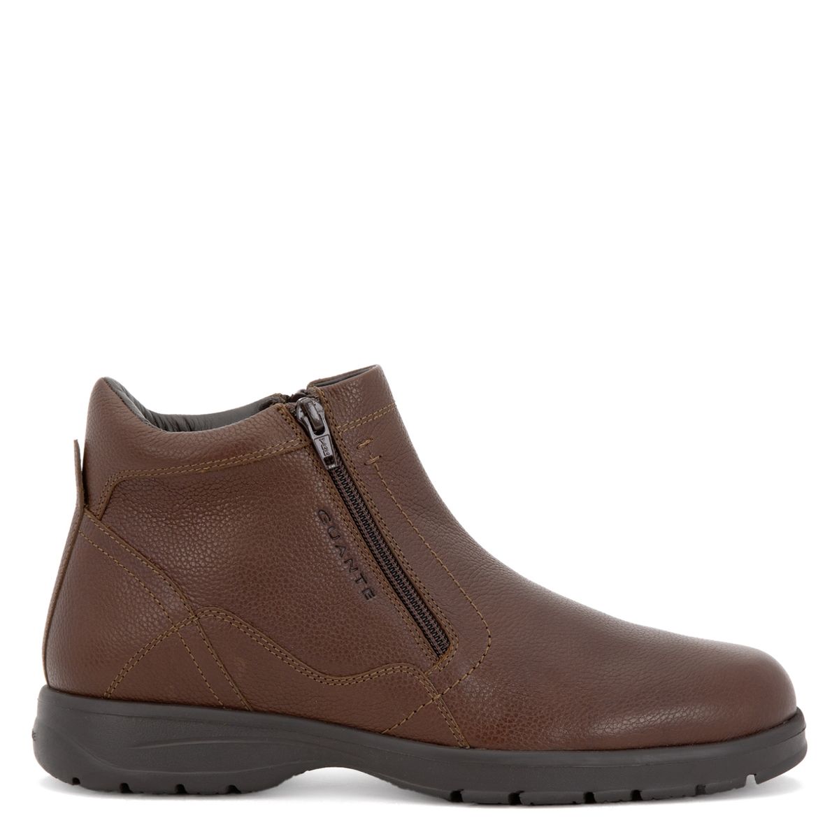 GUANTE - Botín Hombre Cuero Café Guante