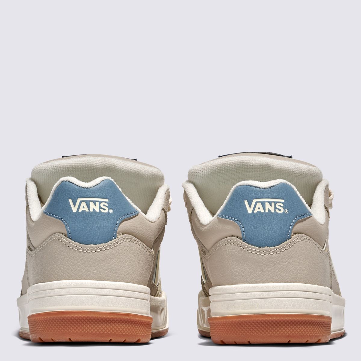 VANS - Upland Zapatilla Urbana Hombre Cuero Gris Vans