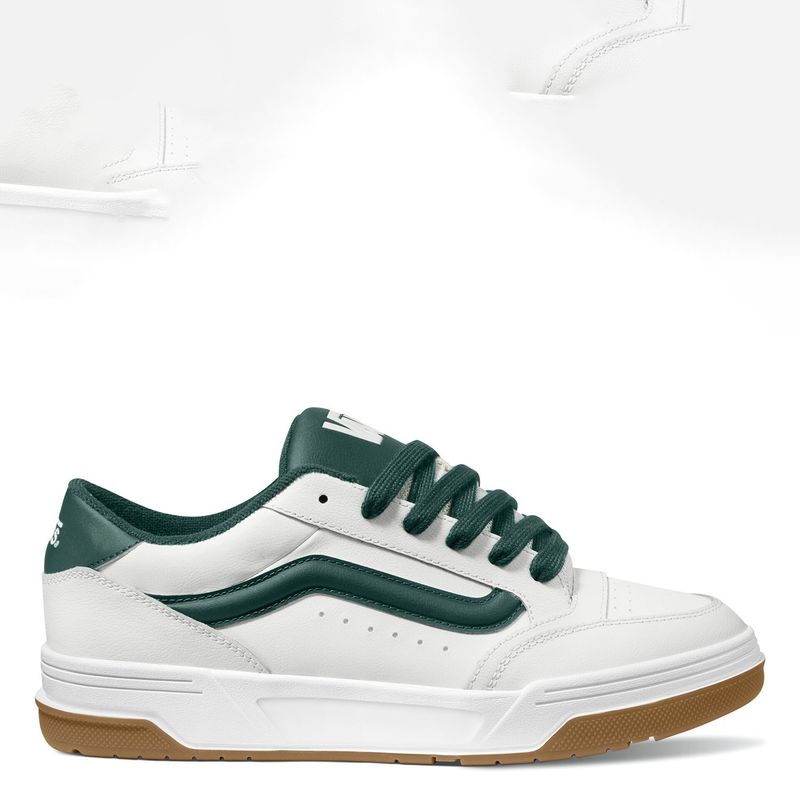 VANS - Hylane Zapatilla Urbana Hombre Cuero Blanco Vans