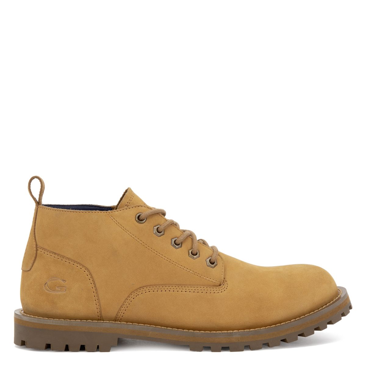 GUANTE - Botín Hombre Cuero Café Guante