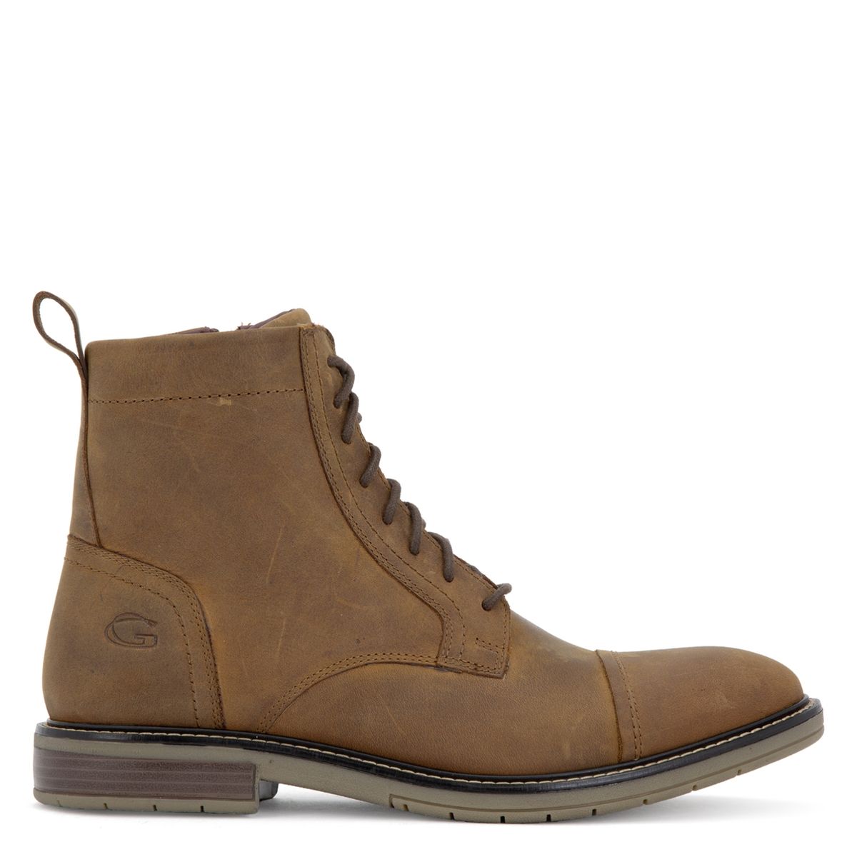 GUANTE - Botín Hombre Cuero Café Guante