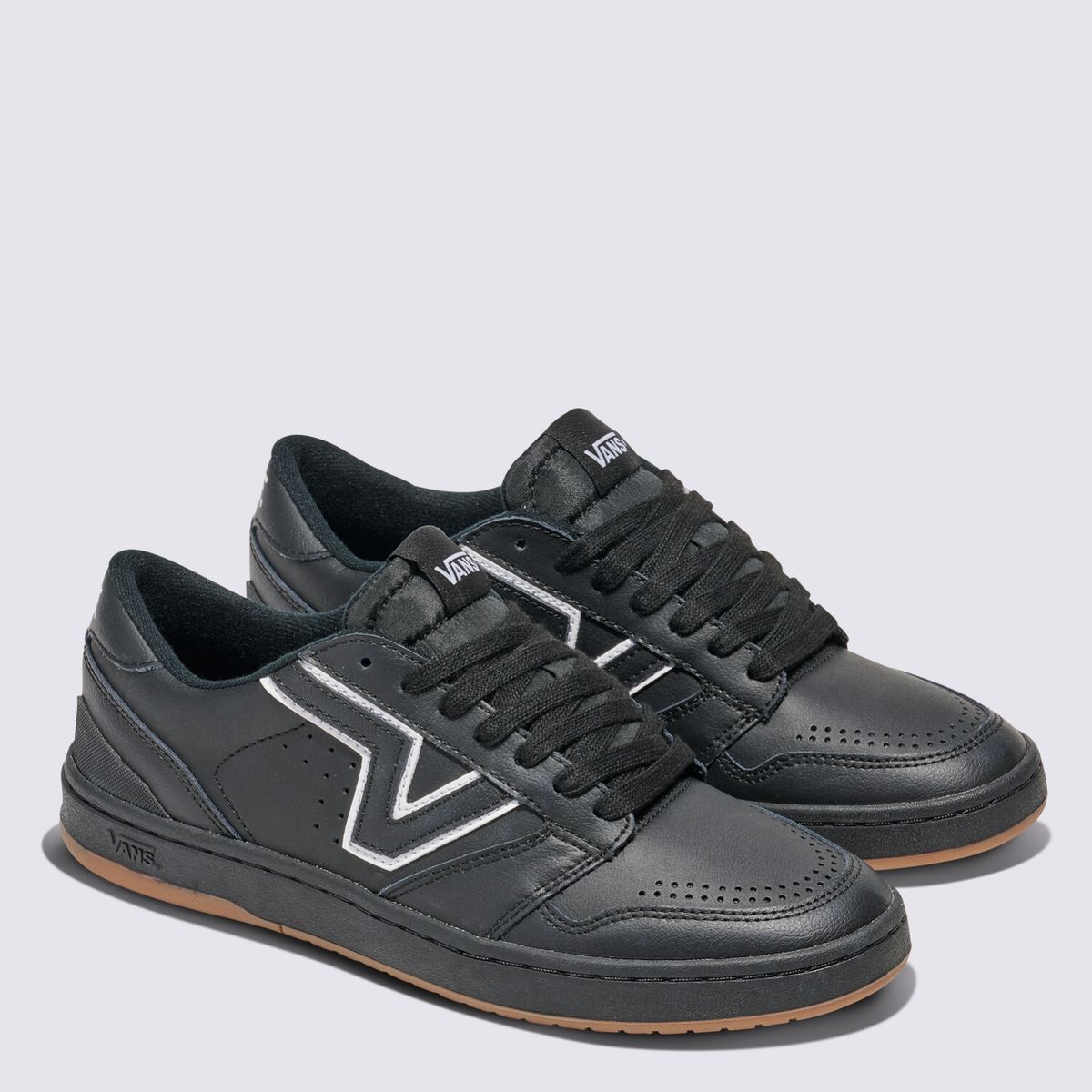 VANS - Lowland 2.0 Zapatilla Urbana Unisex Cuero Negro Vans