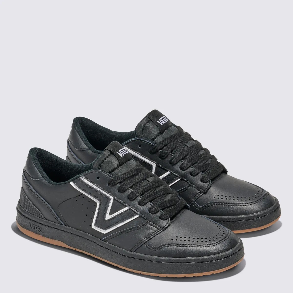 VANS - Lowland 2.0 Zapatilla Urbana Unisex Cuero Negro Vans