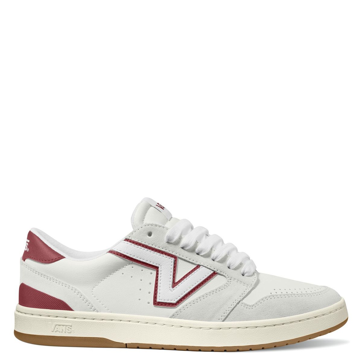 VANS - Lowland 2.0 Zapatilla Urbana Unisex Cuero Blanco Vans