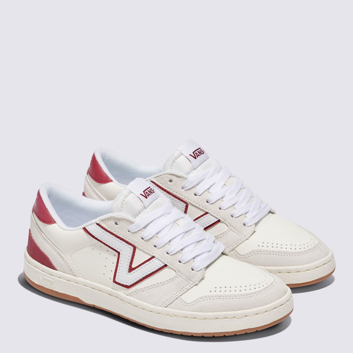 VANS - Lowland 2.0 Zapatilla Urbana Unisex Cuero Blanco Vans