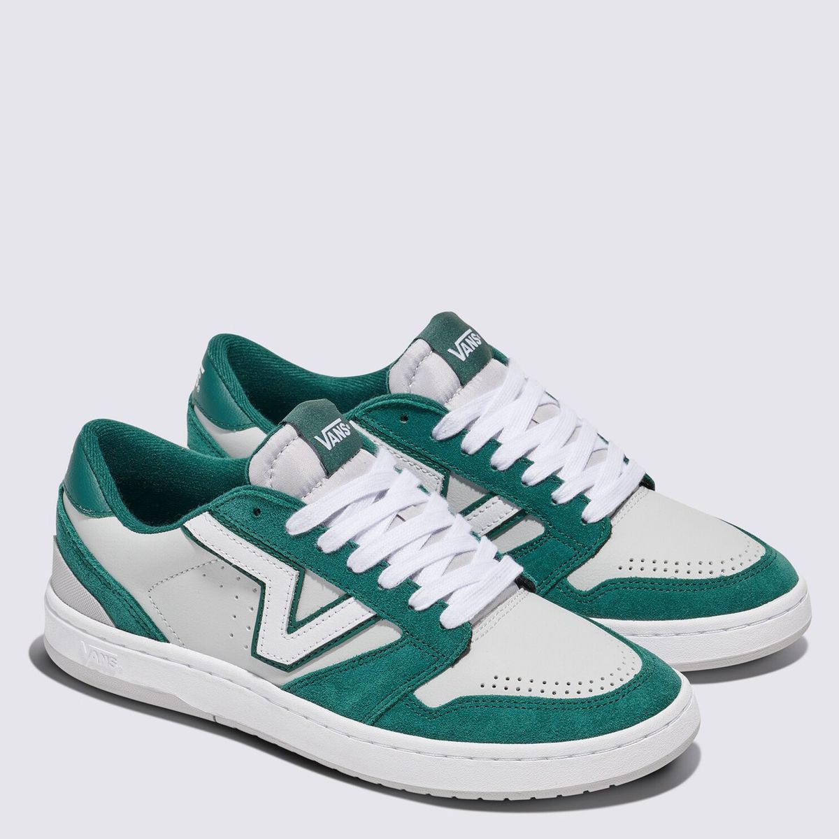 VANS - Lowland 2.0 Zapatilla Urbana Mujer Cuero Verde Vans