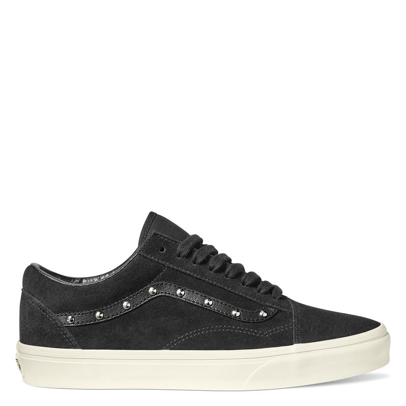 VANS - Old Skool Zapatilla Urbana Unisex Cuero Negro Vans