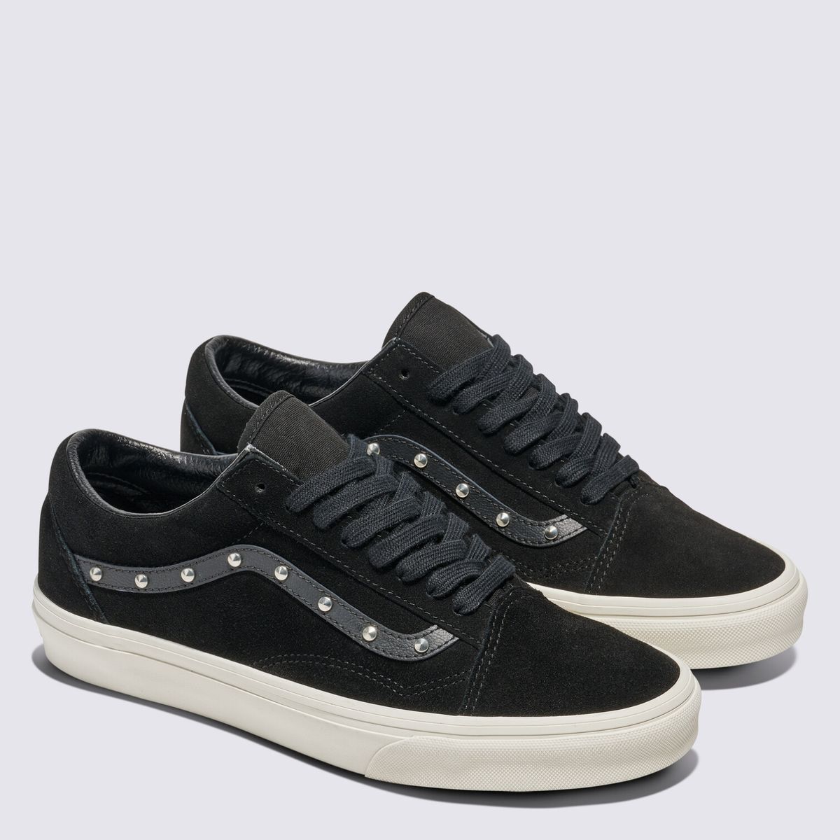 VANS - Old Skool Zapatilla Urbana Unisex Cuero Negro Vans