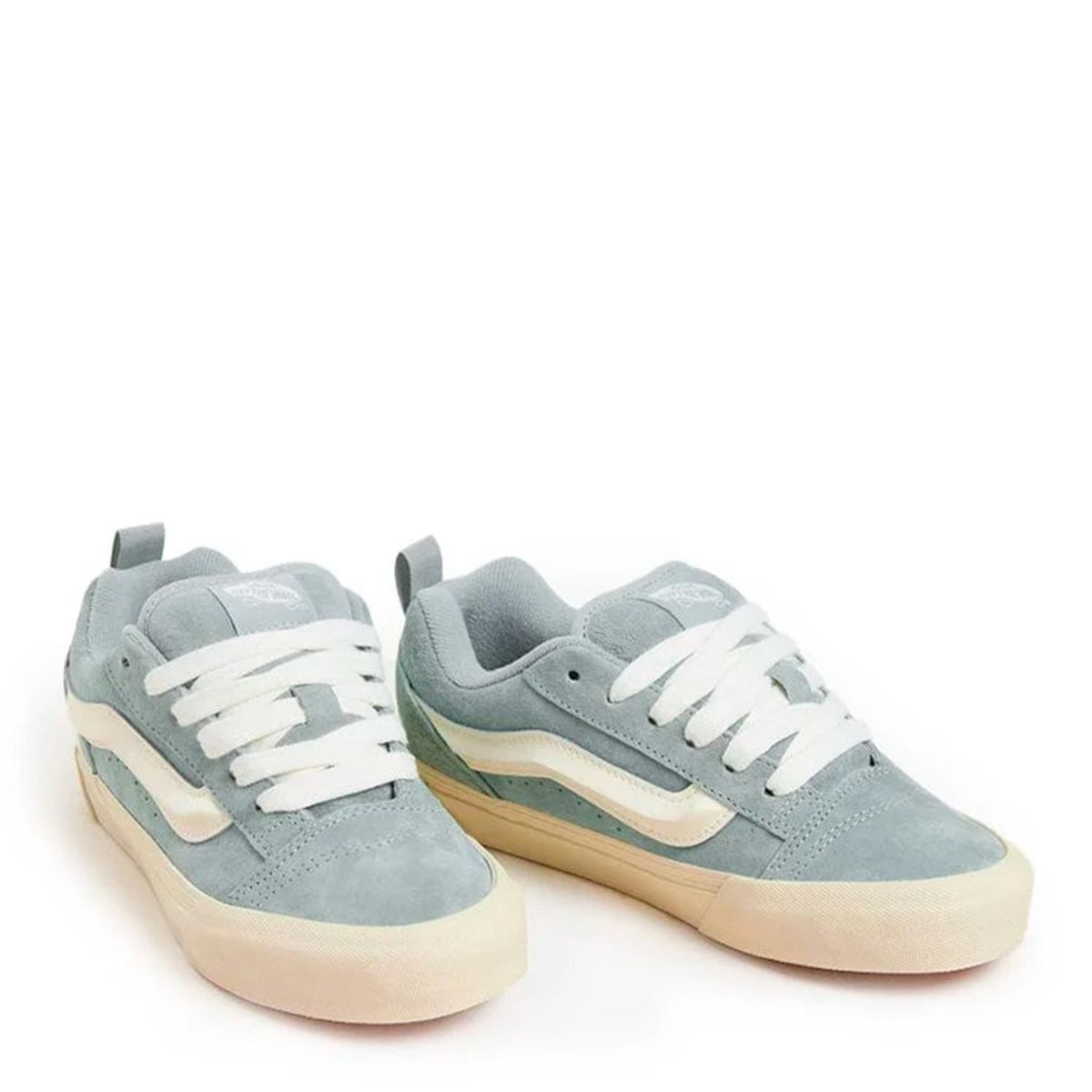 VANS - Knu Skool Zapatilla Urbana Mujer Cuero Azul Vans