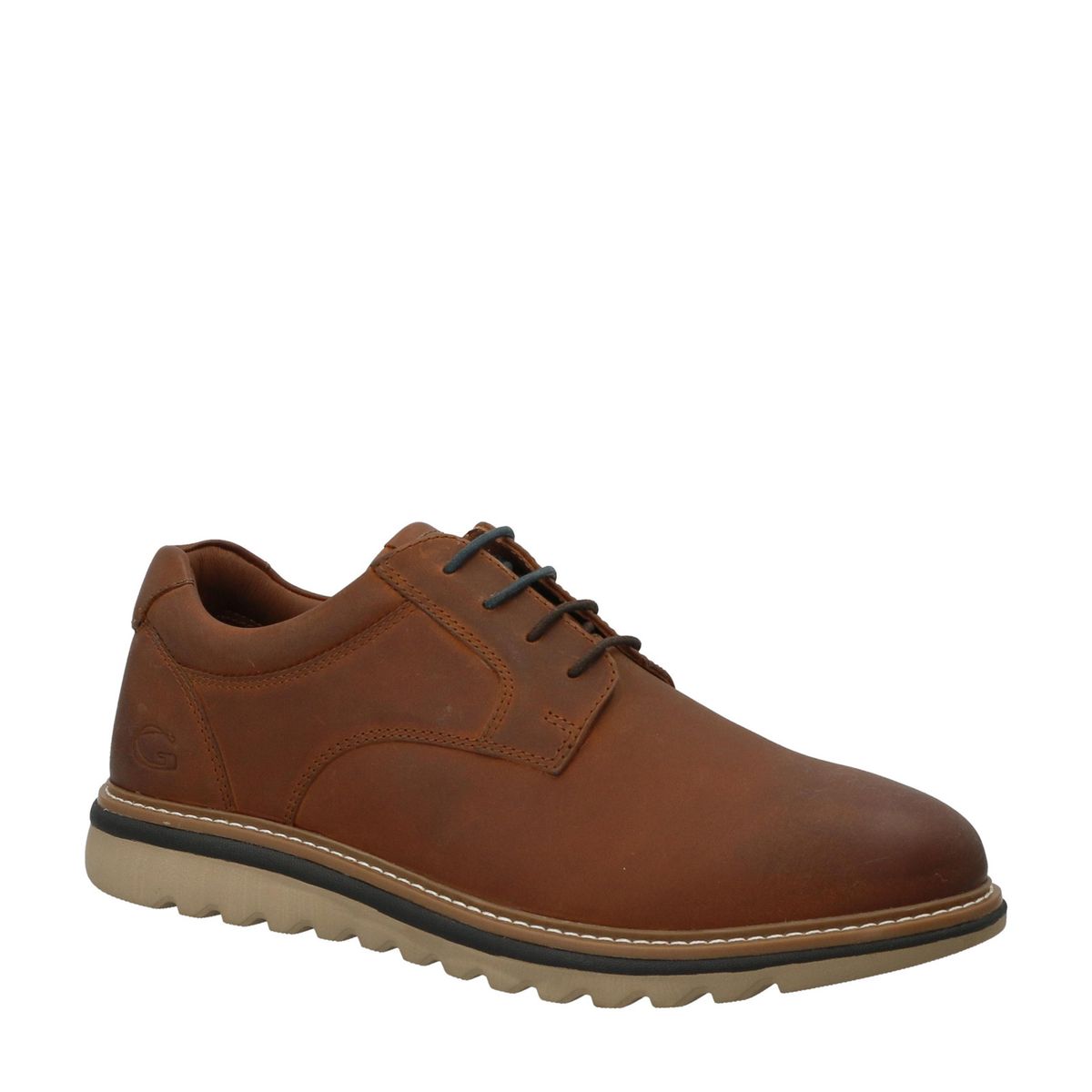 GUANTE - Zapato Casual Hombre Cuero Café Guante