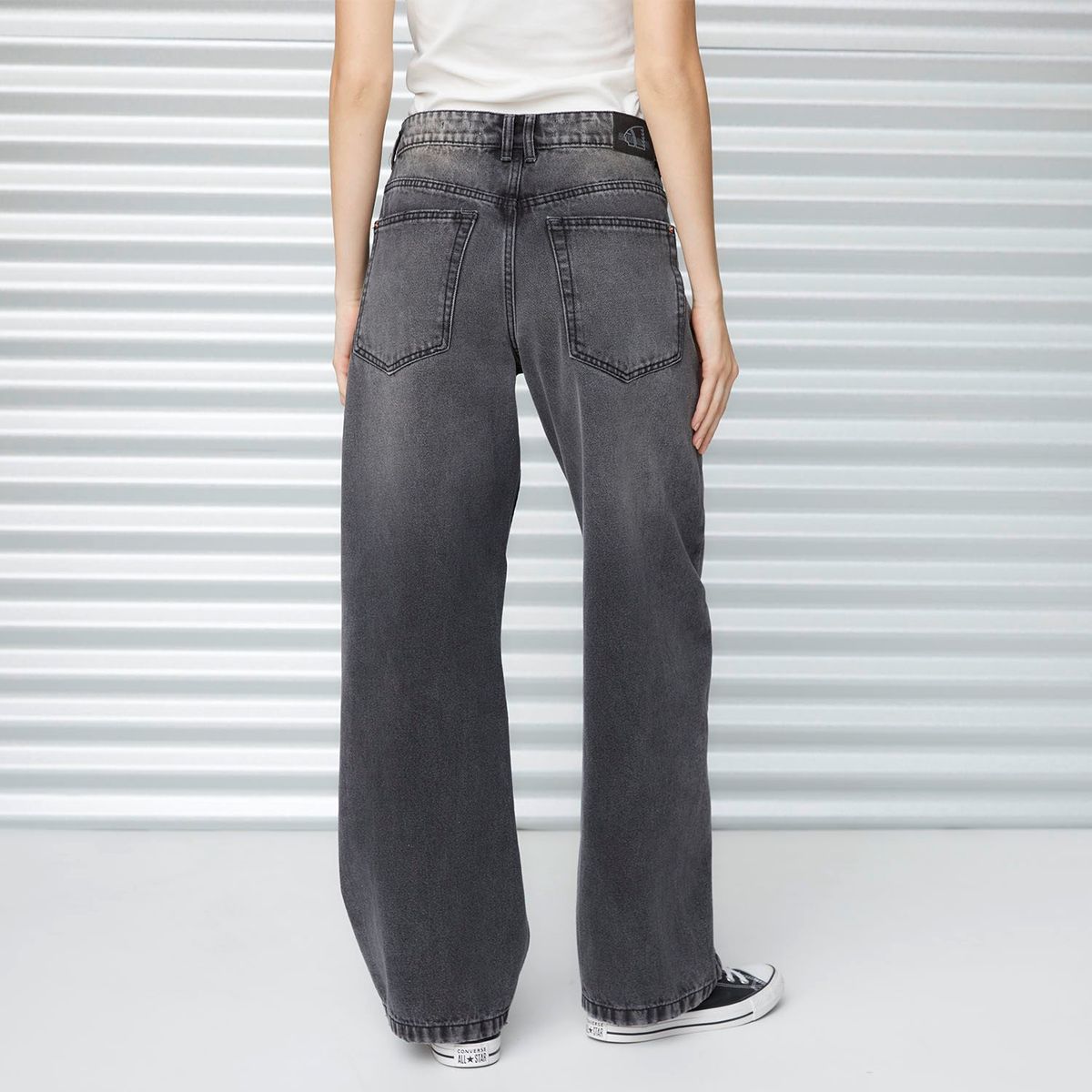 AMERICANINO - Jeans Baggy Tiro Medio Mujer Americanino