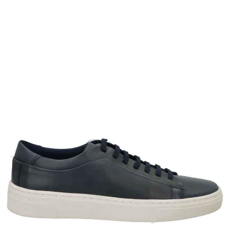 Zapatilla Urbana Hombre Cuero Azul