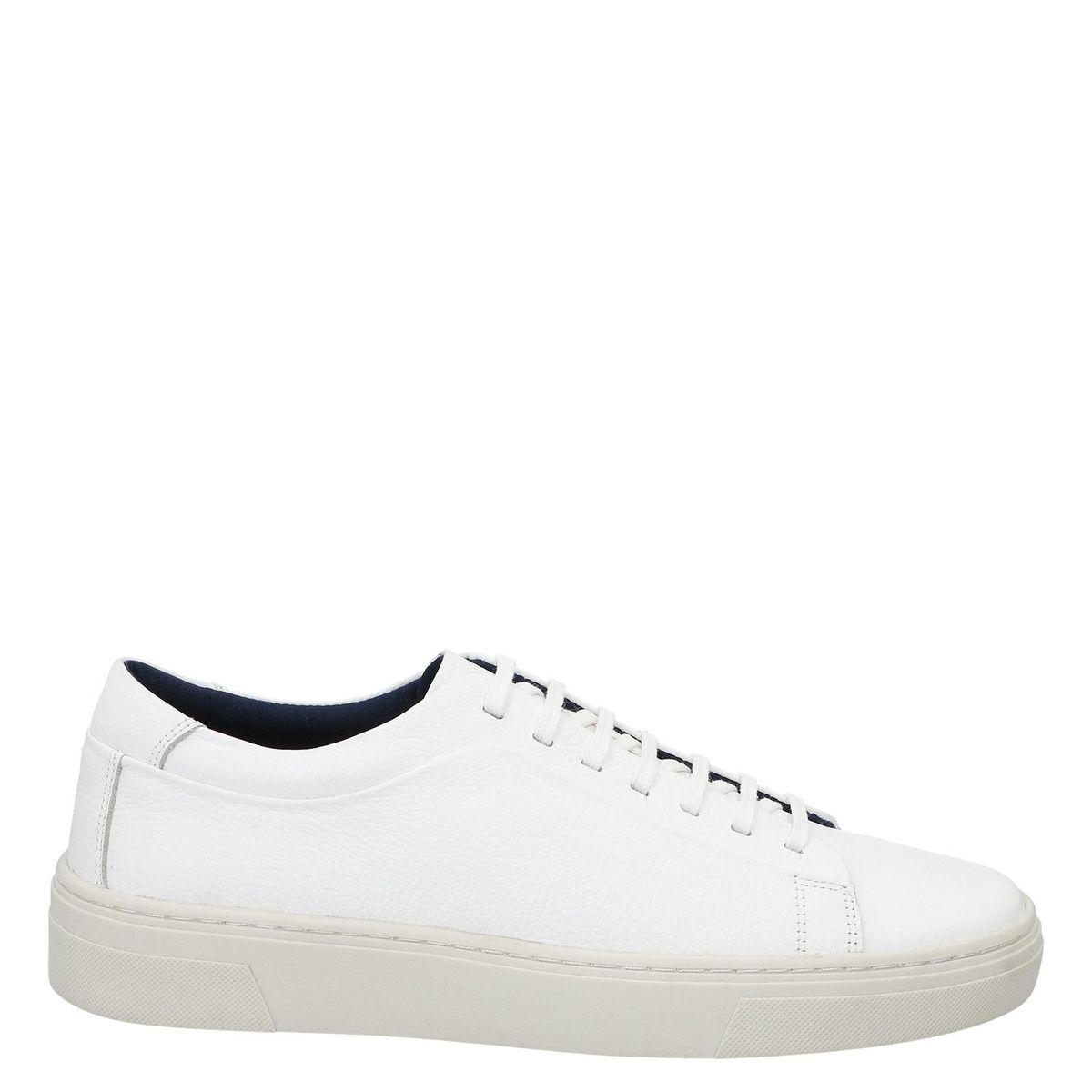 GUANTE - Zapatilla Urbana Hombre Cuero Blanco Guante