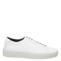 Zapatilla Urbana Hombre Cuero Blanco