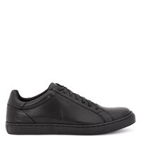 Zapato Escolar Hombre Cuero Negro