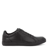 Zapato Escolar Hombre Cuero Negro