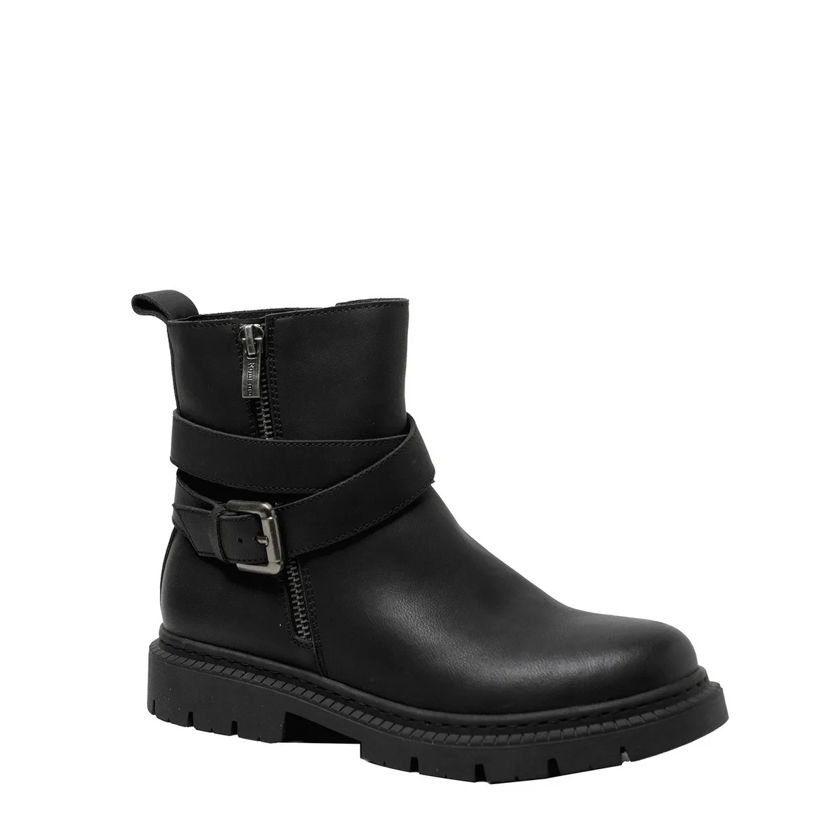 ROMANO - Botín Mujer Cuero Negro Romano