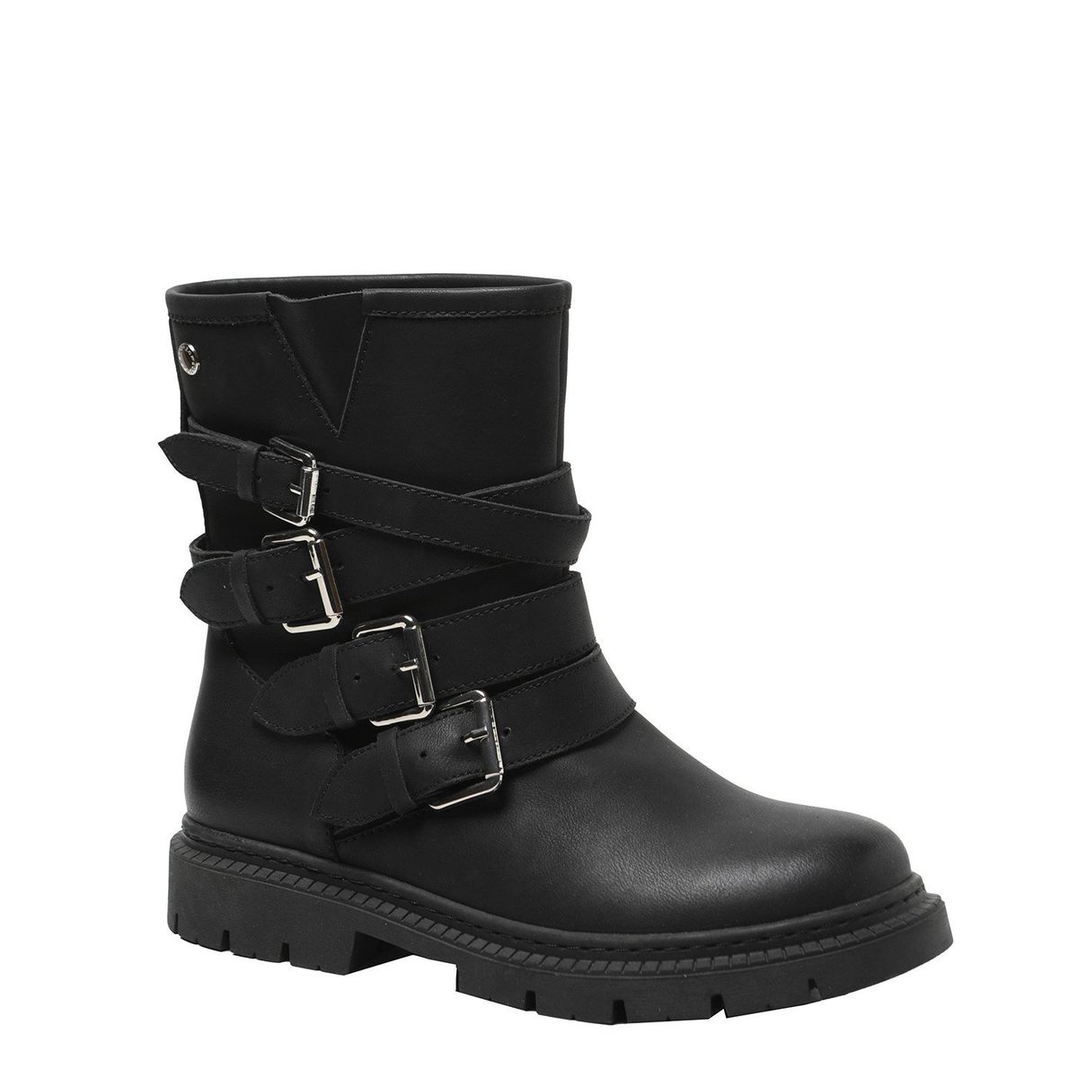 ROMANO - Botín Mujer Cuero Negro Romano