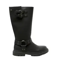 ROMANO - Bota Mujer Cuero Negro