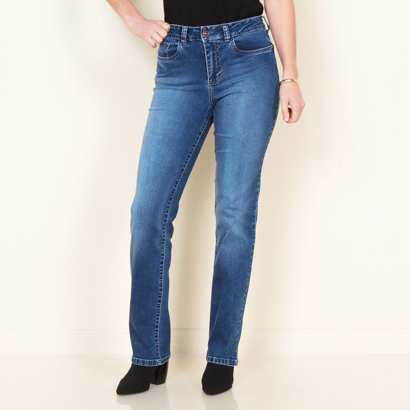WADOS - Jeans Recto Tiro Alto Mujer Wados