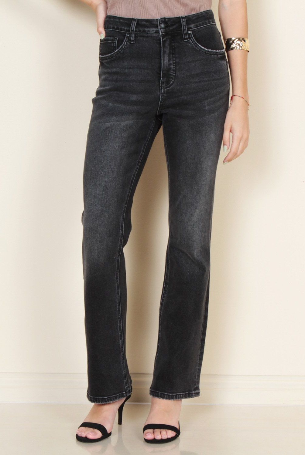 WADOS - Jeans Recto Tiro Alto Mujer Wados