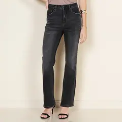 WADOS - Jeans Recto Tiro Alto Mujer