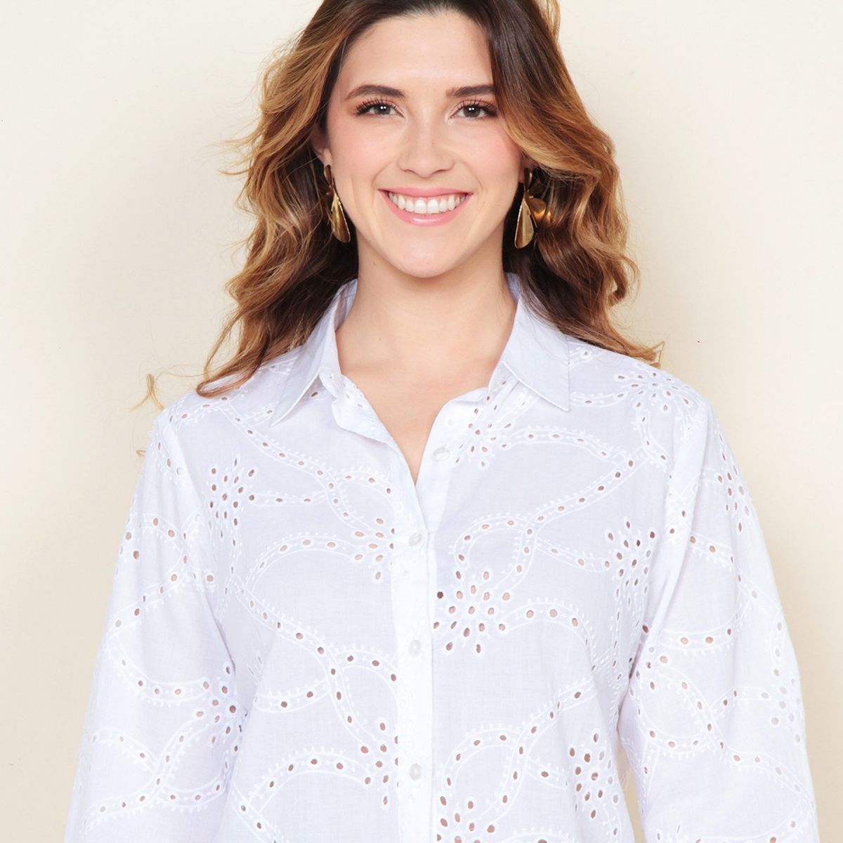 WADOS - Blusa Manga Larga Algodón Mujer Wados