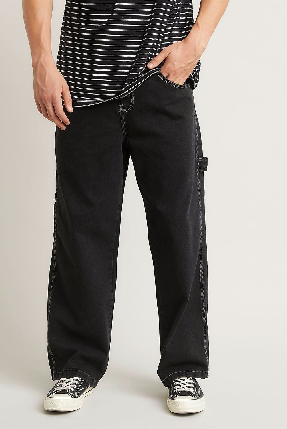 AMERICANINO - Jeans Carpintero Americanino Straight Fit Tiro Alto Hombre
