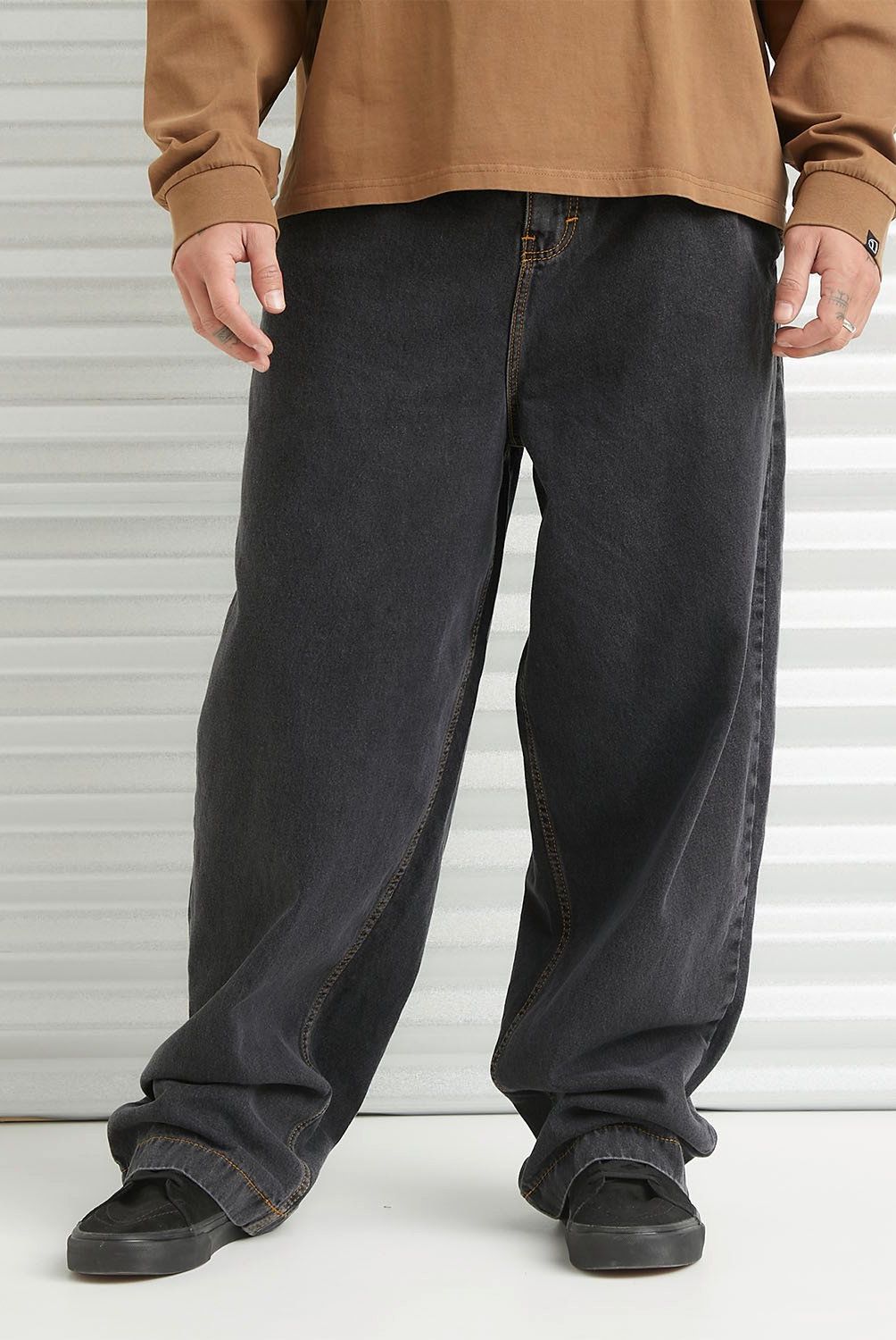 AMERICANINO - Jeans Baggy Tiro Medio Hombre Americanino