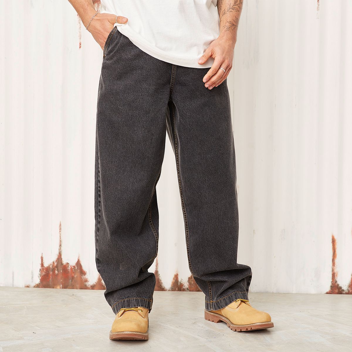 AMERICANINO - Jeans Fit Baggy Hombre Americanino