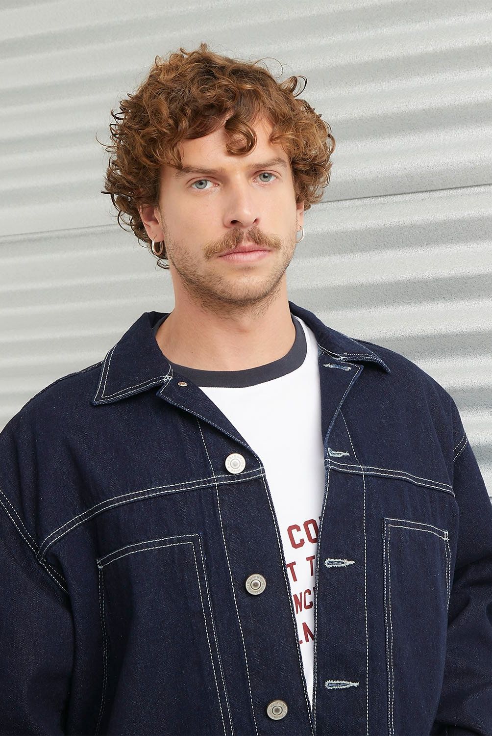 AMERICANINO - Chaqueta Denim Raw Hombre Americanino