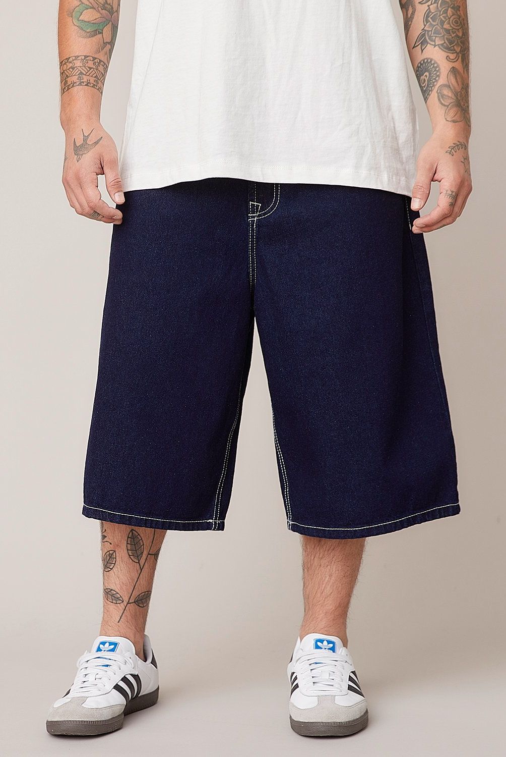 AMERICANINO - Bermuda Denim Baggy Algodón Americanino Hombre
