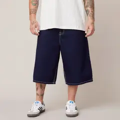AMERICANINO - Bermuda Denim Baggy Algodón Hombre