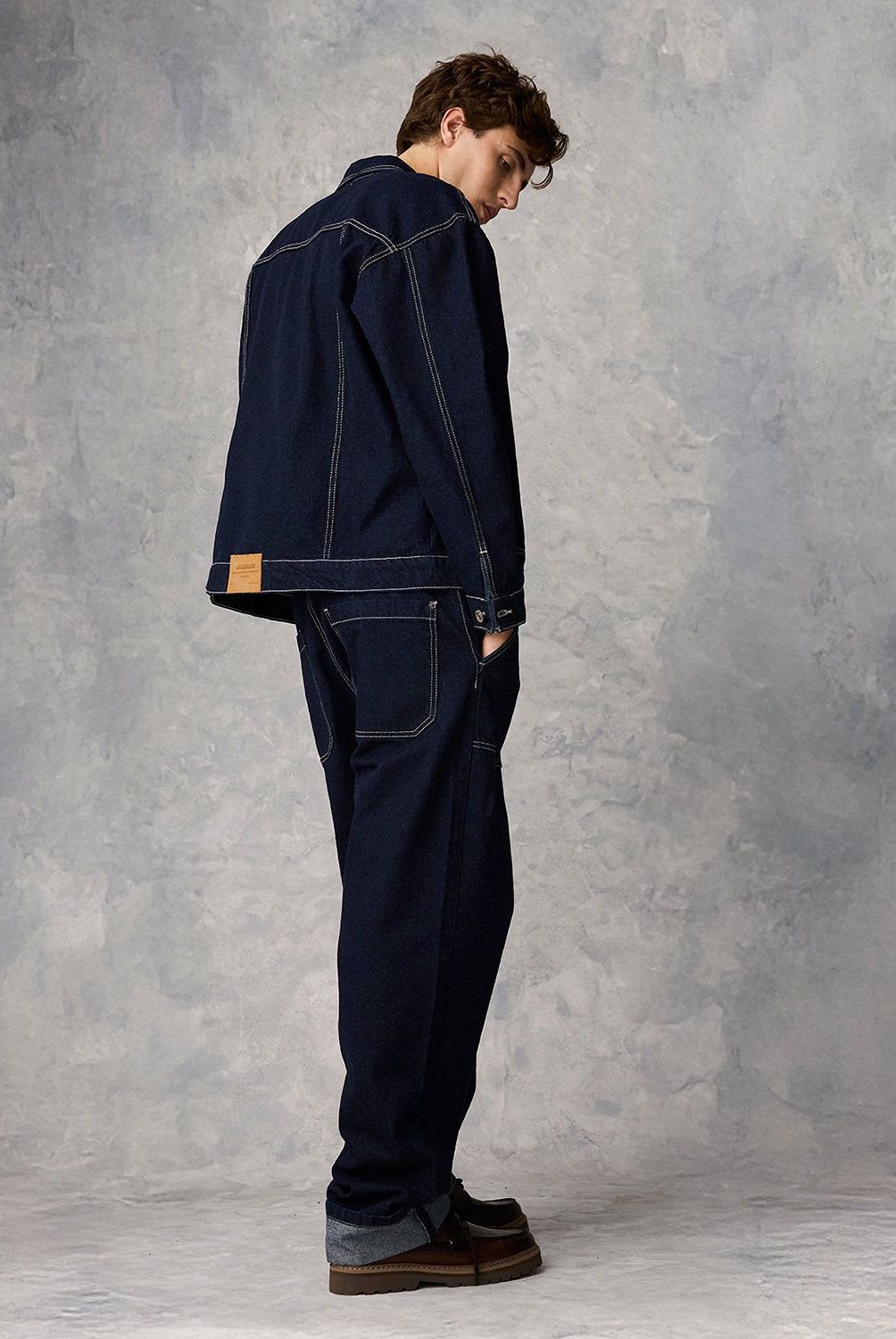 AMERICANINO - Jeans Carpintero Tiro Alto Straight Hombre Americanino