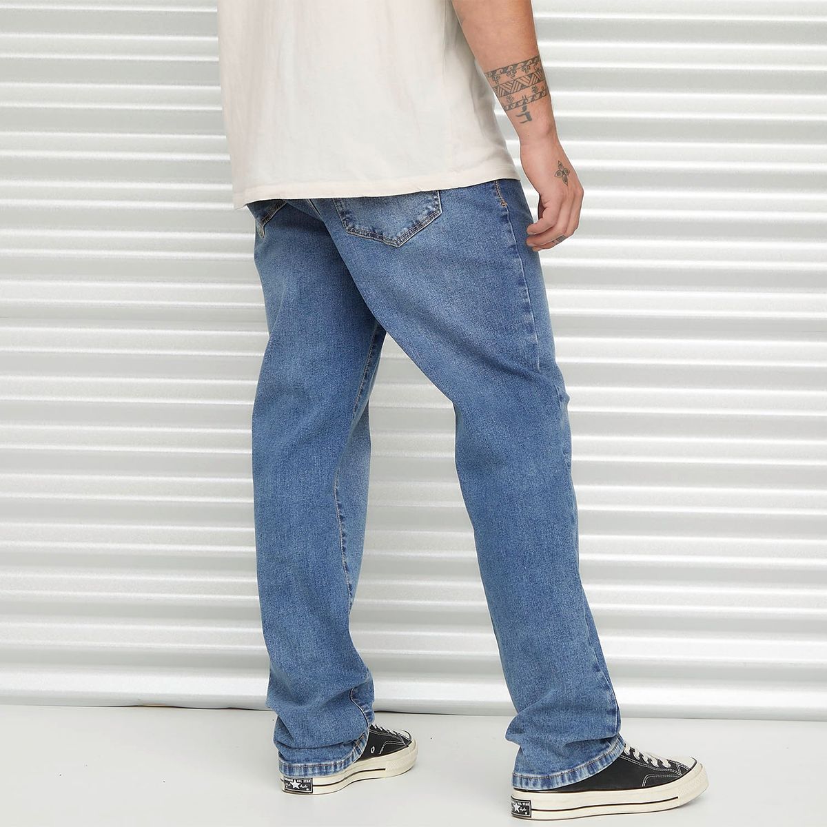AMERICANINO - Jeans Americanino Straight Tiro Medio Hombre Algodón