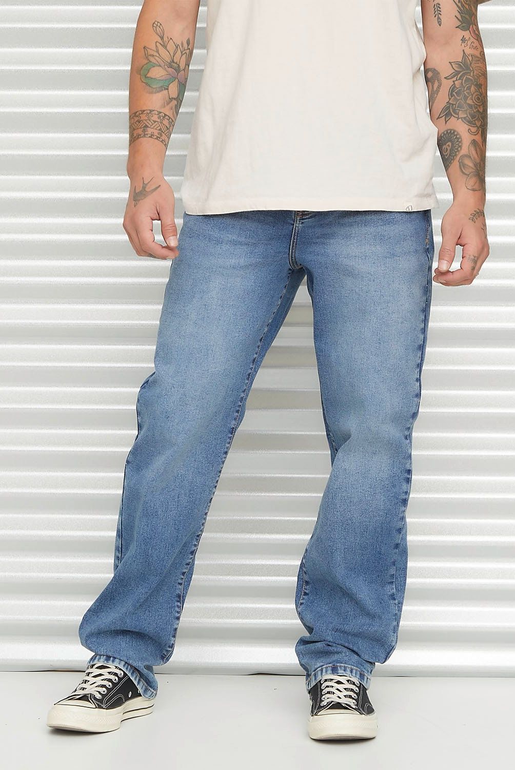 AMERICANINO - Jeans Straight Tiro Medio Hombre Americanino