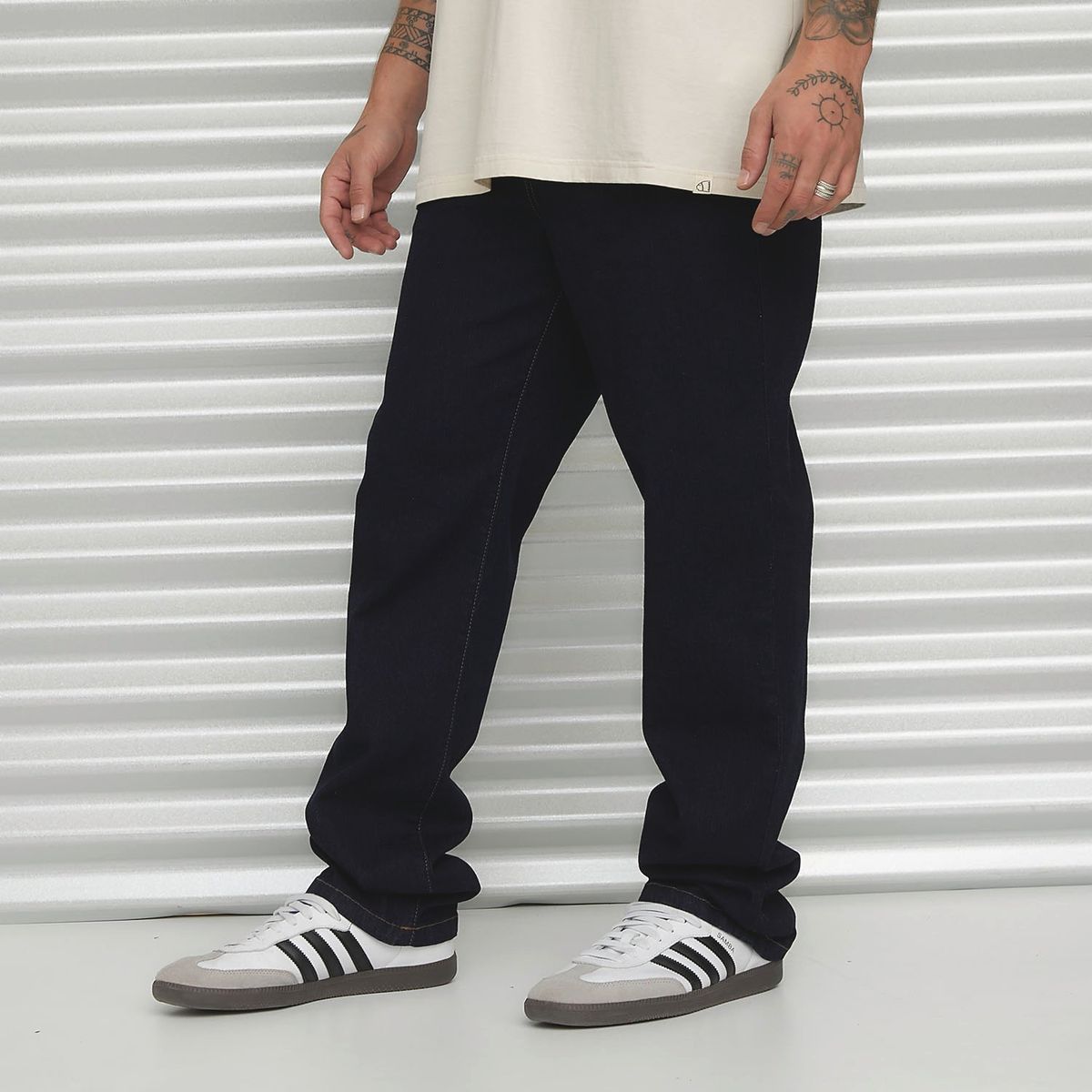 AMERICANINO - Jeans Americanino Straight Tiro Medio Hombre Algodón