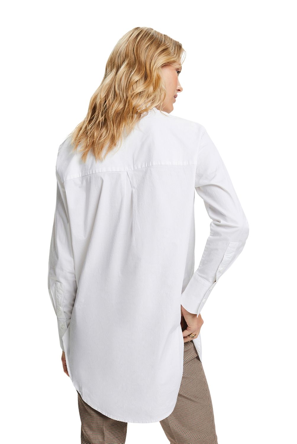 ESPRIT - Blusa Manga Larga Algodón Mujer Esprit