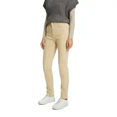 ESPRIT - Pantalón Slim Tiro Medio Mujer